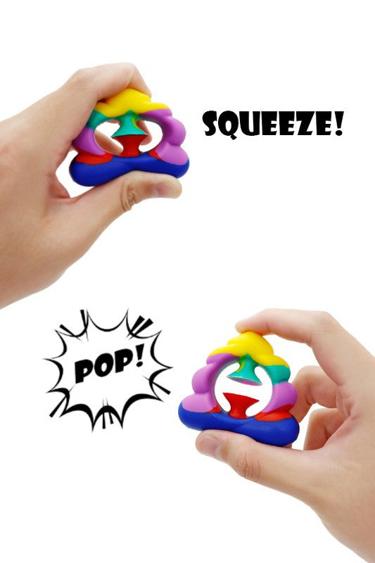 Snap Pop Squeeze Suction Cup Toy